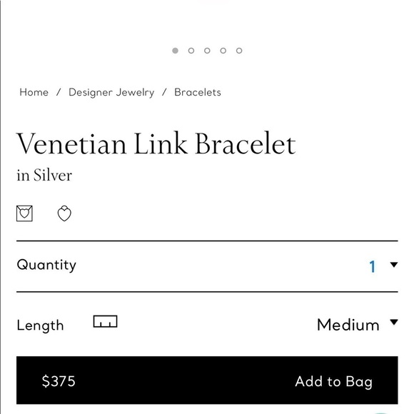 NWB Tiffany & Co. Venetian Link Bracelet Sterling Silver - Picture 11 of 12